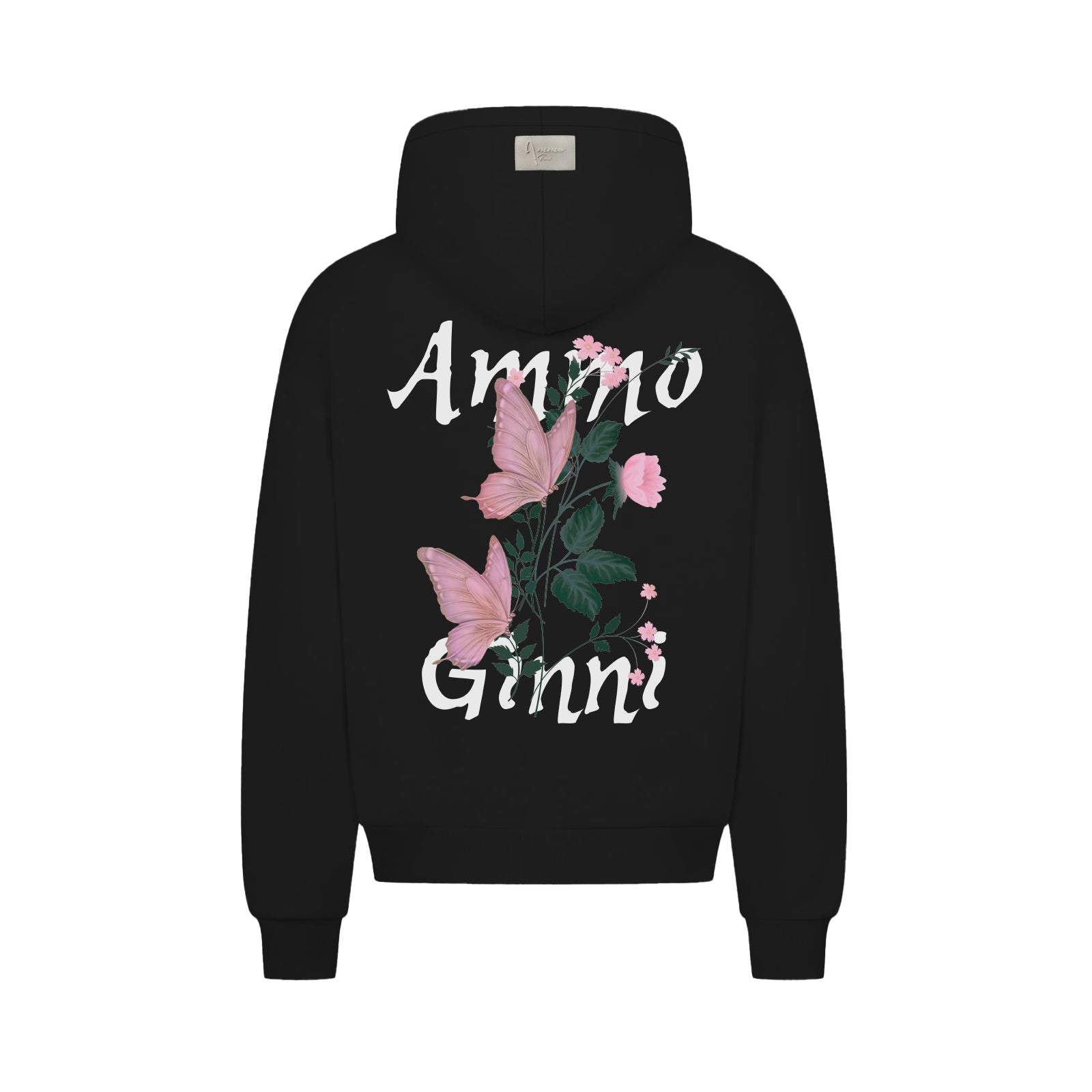 AMMO GINNI BUTTERFLY HOODIE BLACK