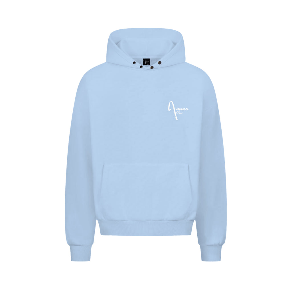AMMO GINNI BUTTERFLY HOODIE BABYBLUE