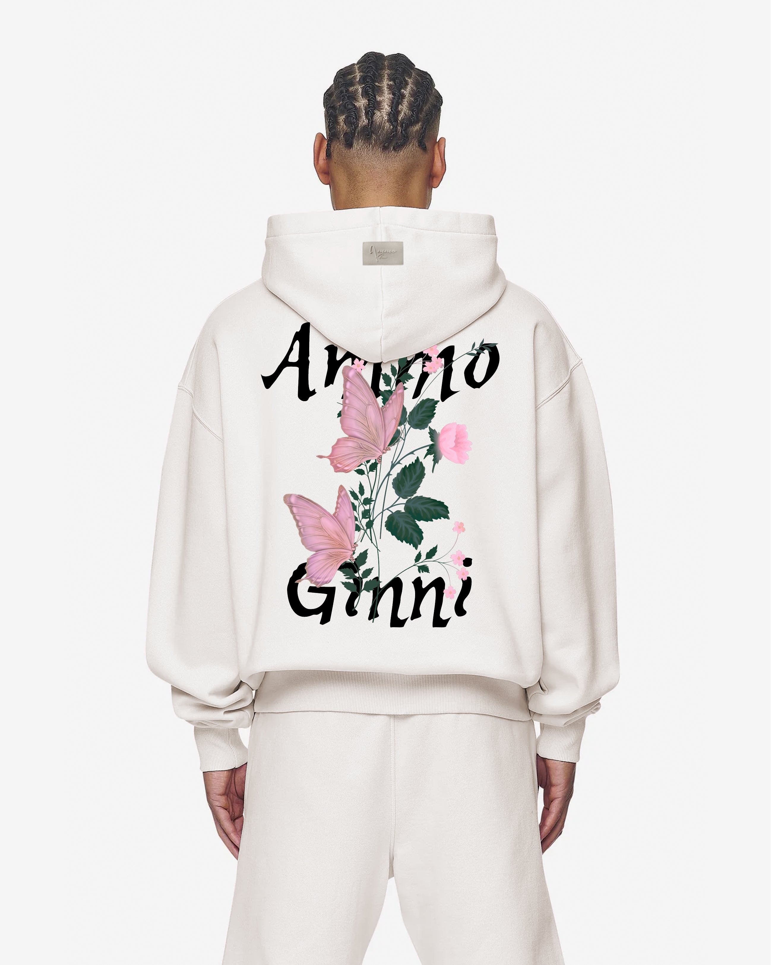 AMMO GINNI BUTTERFLY HOODIE OFFWHITE