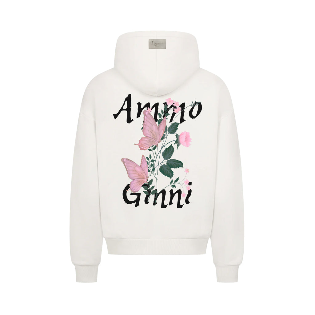 AMMO GINNI BUTTERFLY HOODIE OFFWHITE