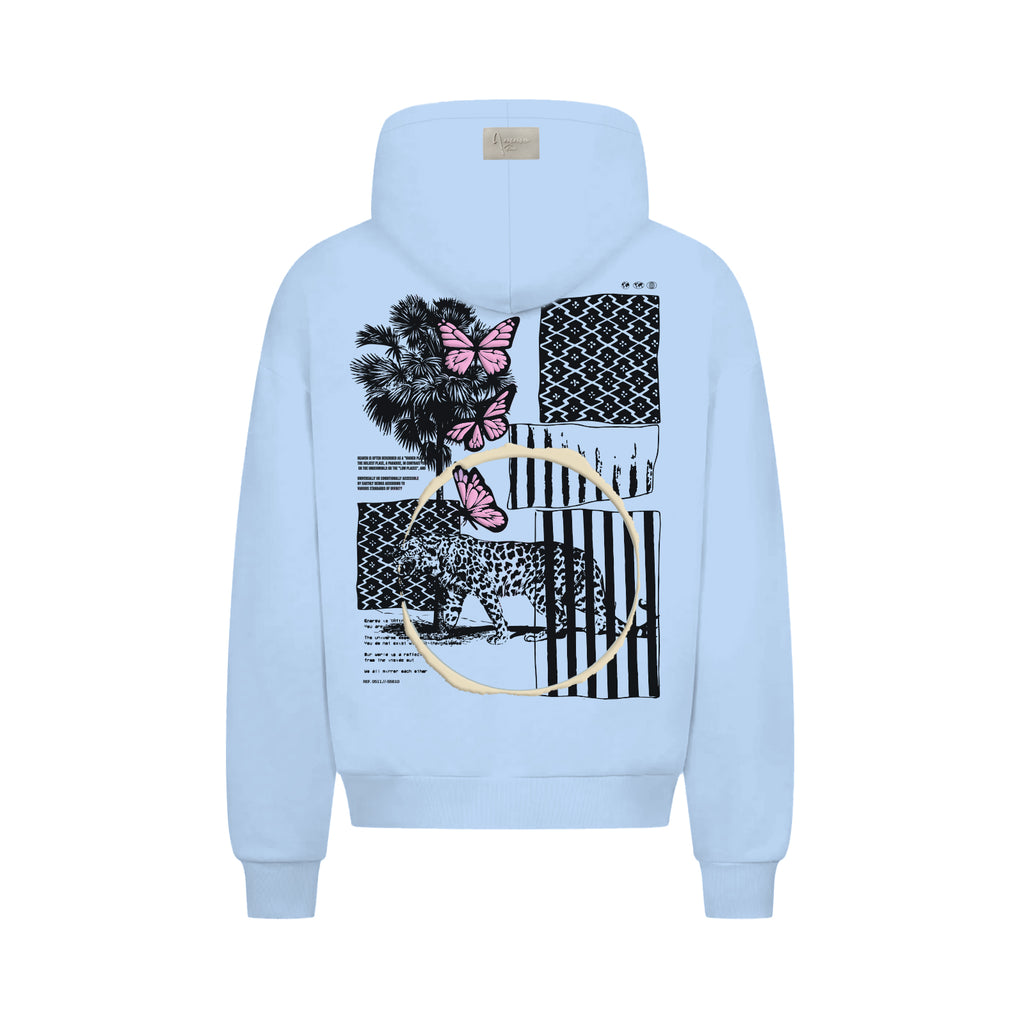 AMMO GINNI SAFARI HOODIE BABYBLUE
