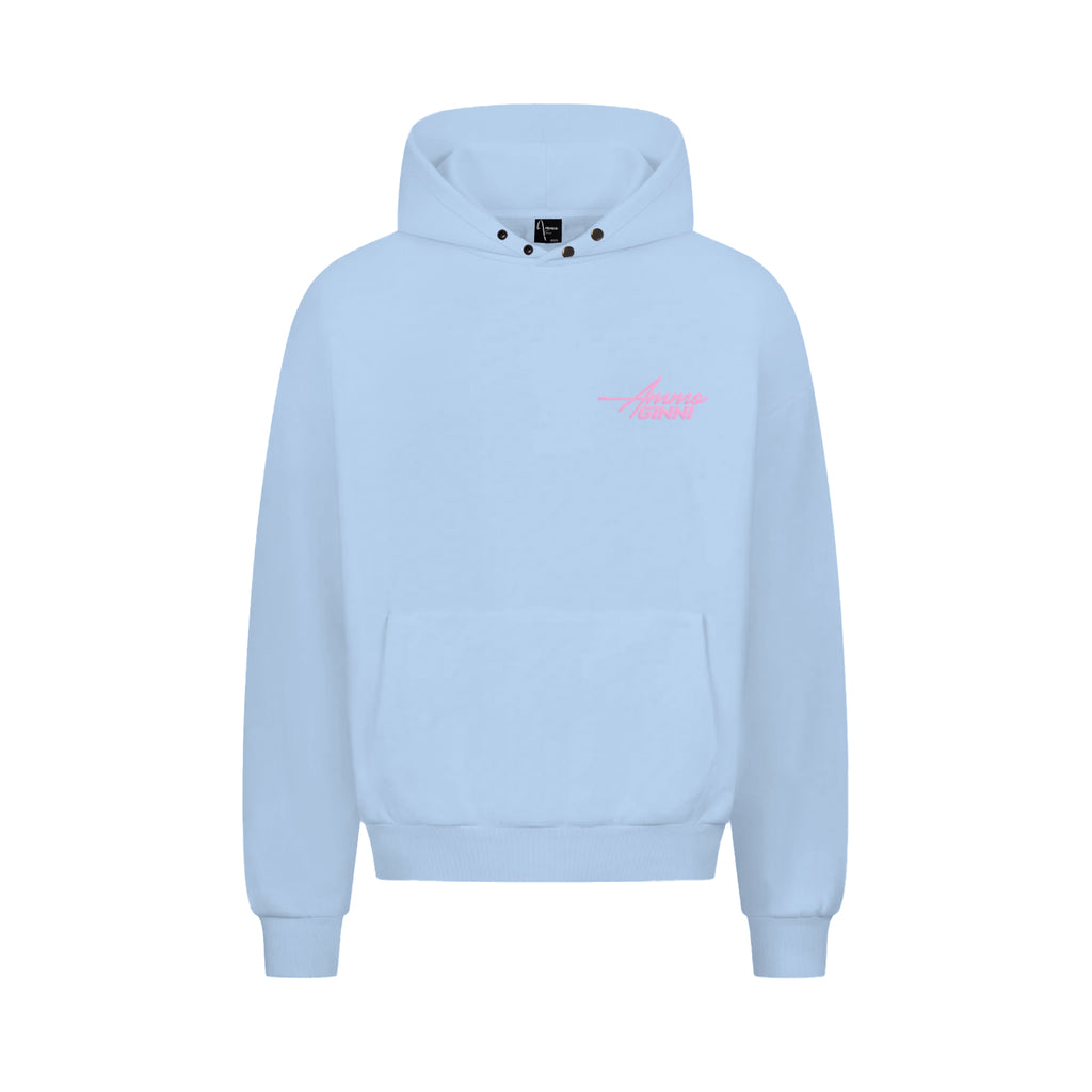 AMMO GINNI SAFARI HOODIE BABYBLUE
