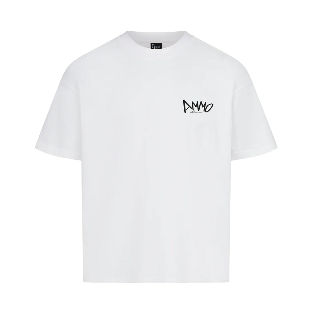 AMMO GINNI FLOWER TEE OFFWHITE
