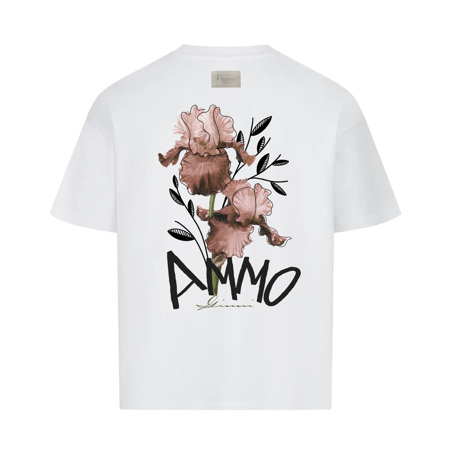 AMMO GINNI FLOWER TEE OFFWHITE