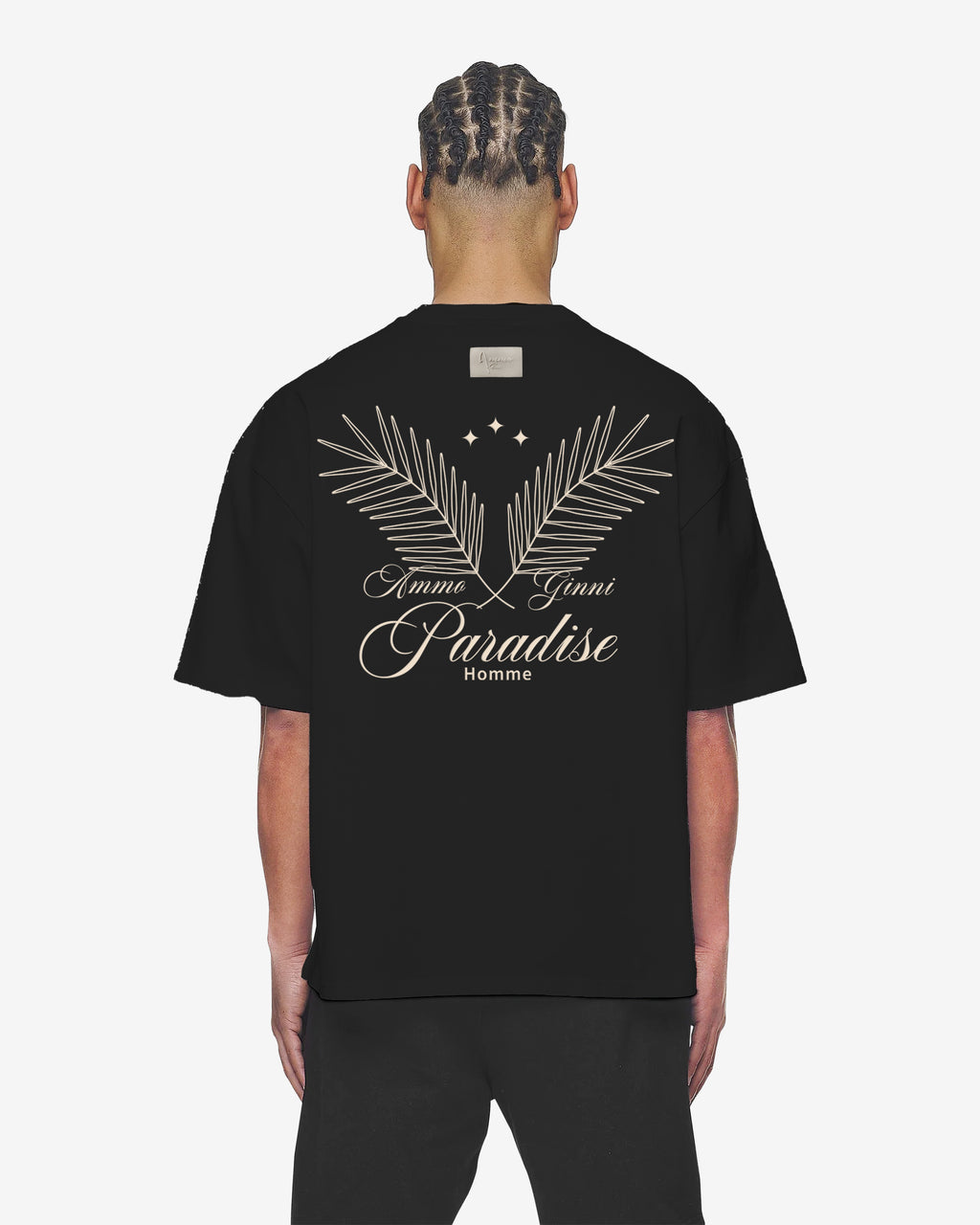 AMMO GINNI PARADISE V2 TEE BLACK