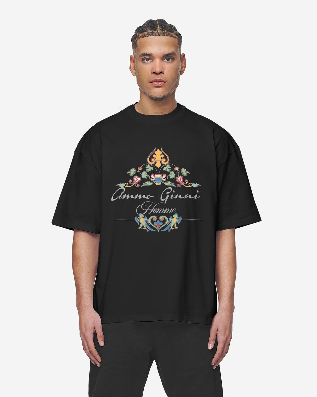 AMMO GINNI ROYAL TEE BLACK