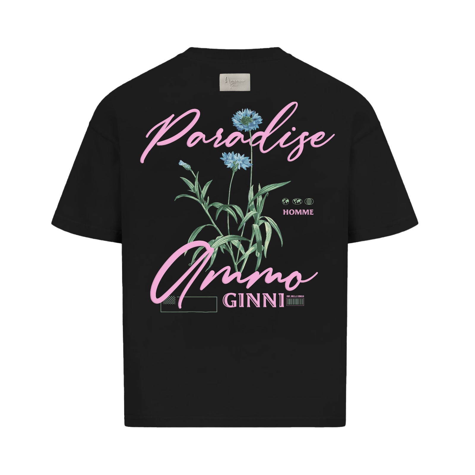 AMMO GINNI PARADISE TEE BLACK