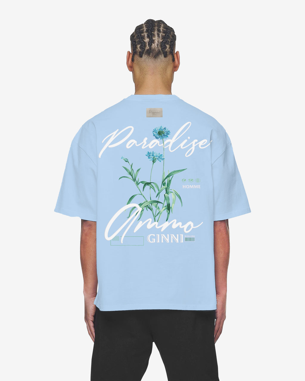 AMMO GINNI PARADISE TEE BABYBLUE