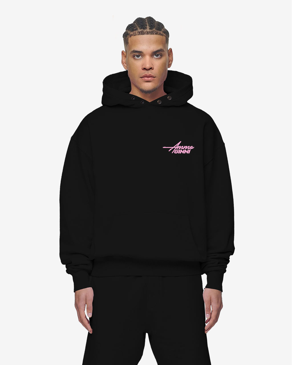 AMMO GINNI SAFARI HOODIE BLACK